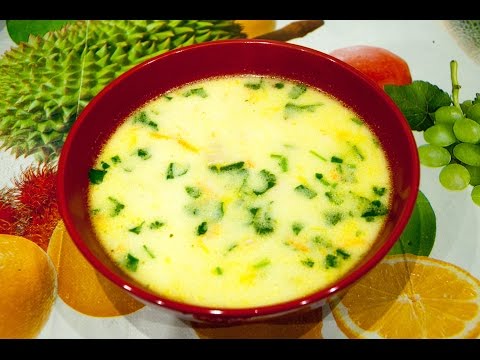 Куриный суп с плавленым сыром