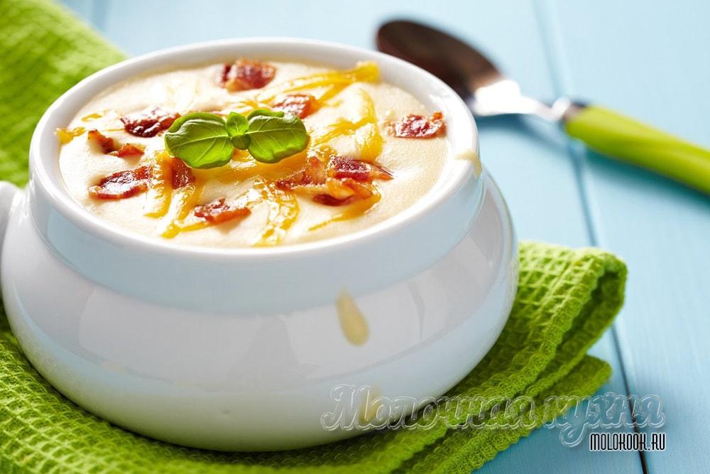 Рецепт супа с плавлеными сырками и куриным мясом