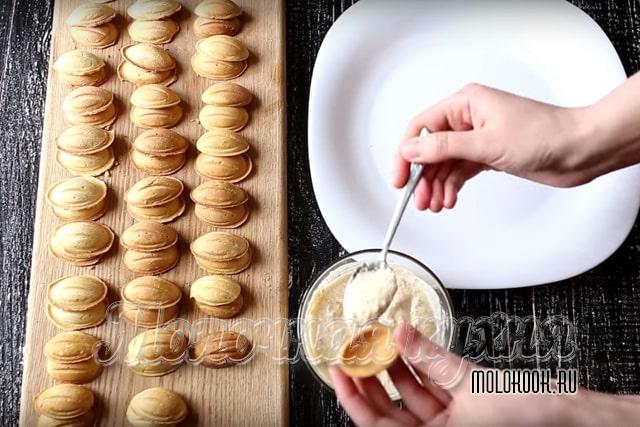 Раскладывание начинки