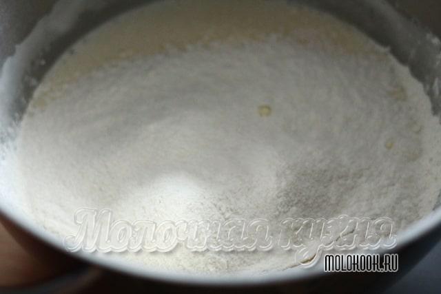 Добавление муки и манки