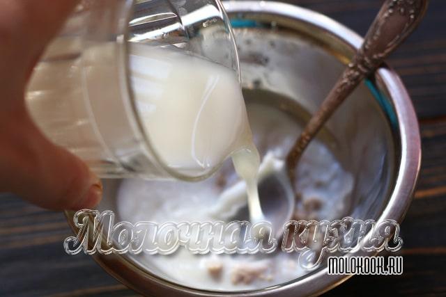 Добавление молоко