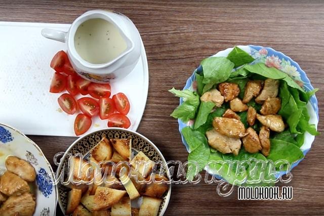 Слой курицы
