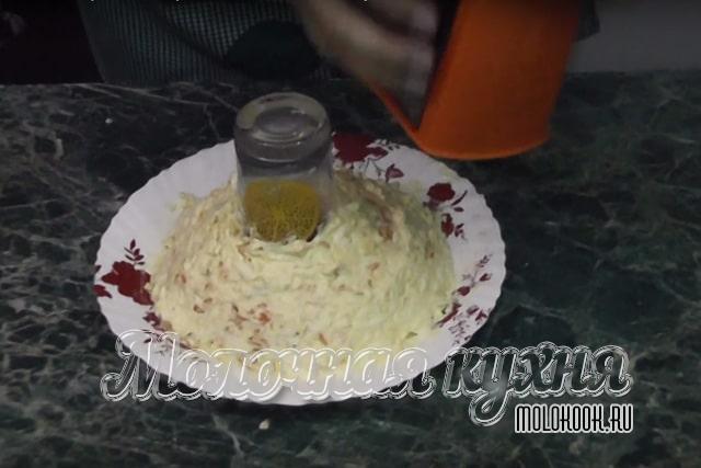 Яично-сырная прослойка