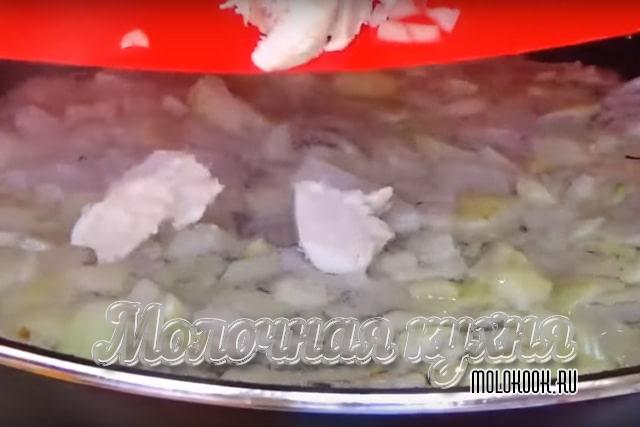 Добавление курицы