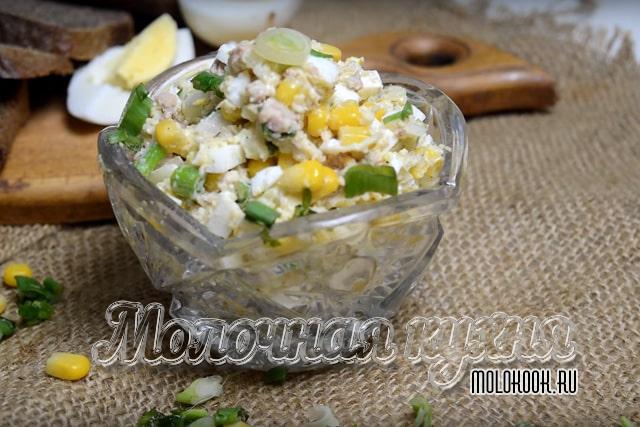 Рецепт с консервированной кукурузой