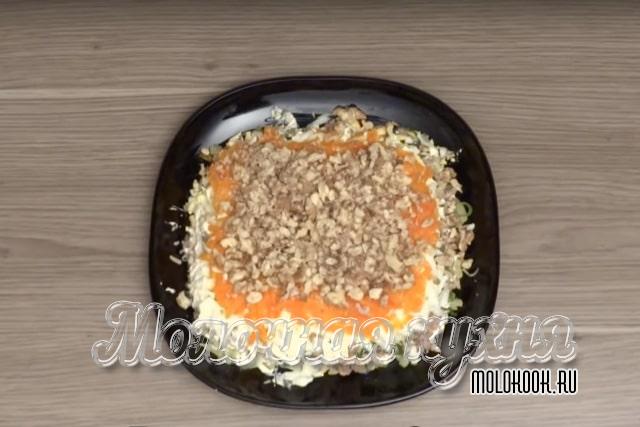 Посыпка грецкими орехами