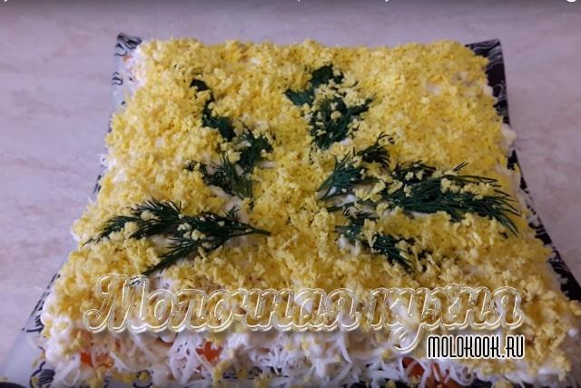 Вариант с добавлением маринованных огурцов