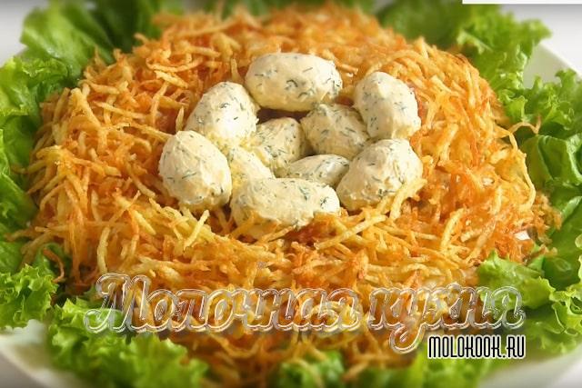 Рецепт с добавлением маринованных грибов