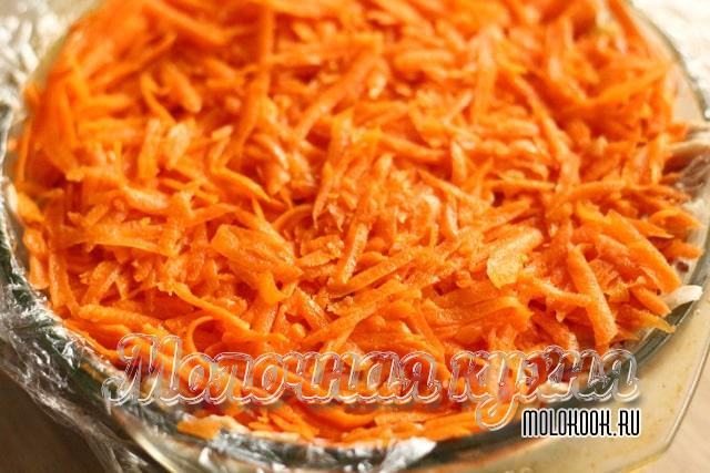Слой моркови