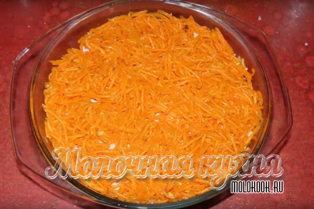 Выкладывание морковки
