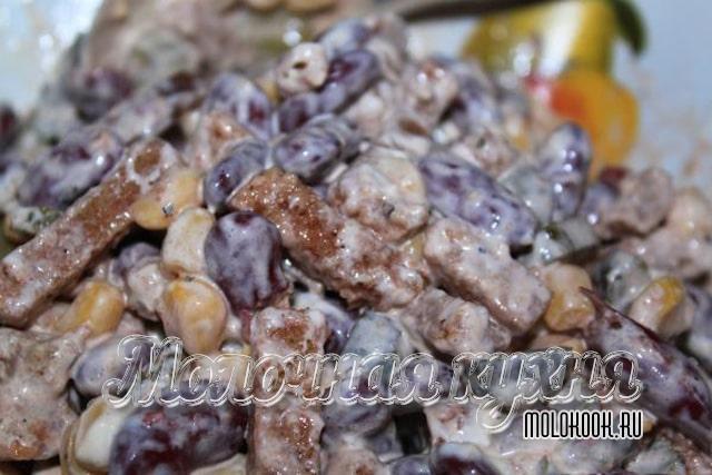 Рецепт с фасолью, консервированной в томатном соусе