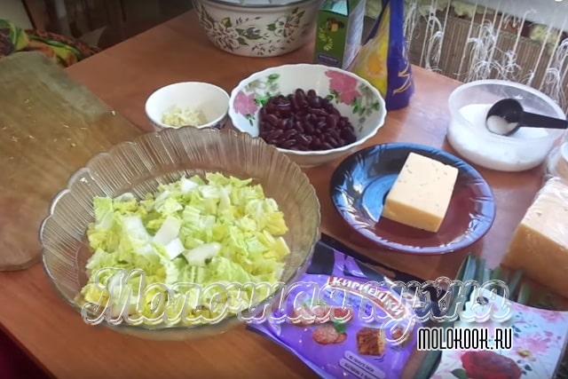 Нарезанная капуста
