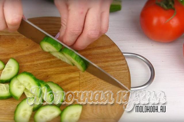 Полукружия огурцов
