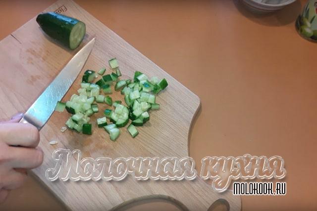Огуречные кубики