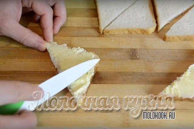 Нанесение масла