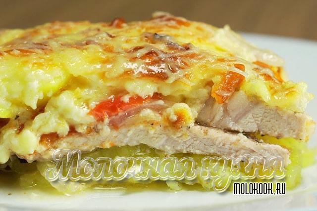 С помидорами и картошкой