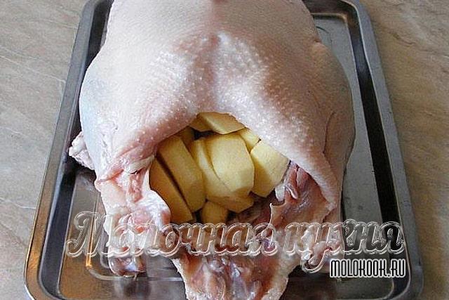 Фарширование яблоками