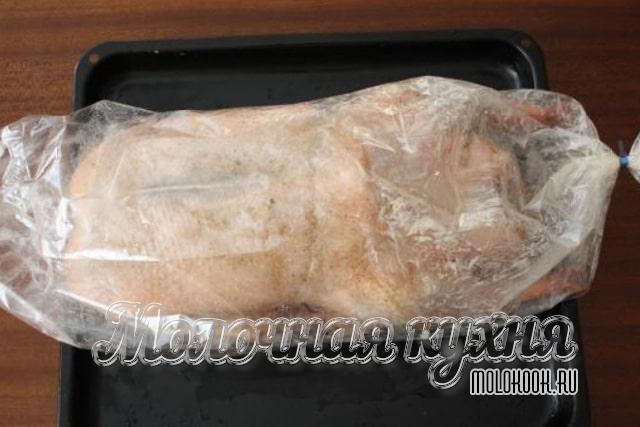 Гусь, запакованный в рукав