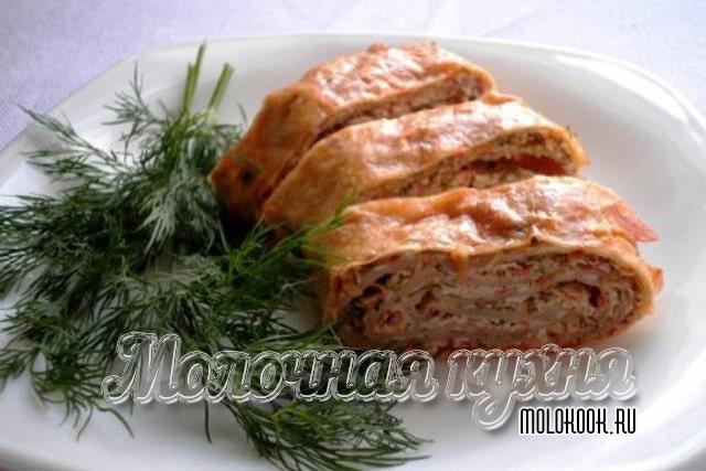 Рецепт запеченного рулета