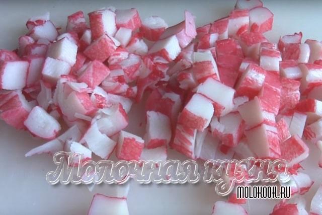 Нарзанные кубиком палочки
