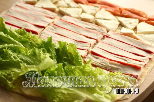 Ингредиенты разложены