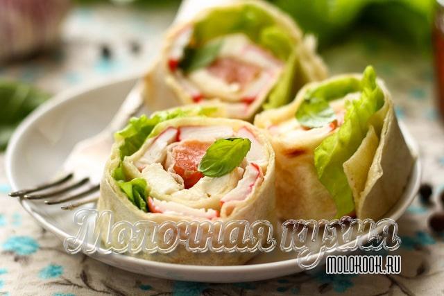 Рецепт с добавлением лосося