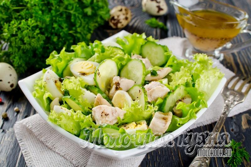 Простой рецепт вкусного салата с печенью трески