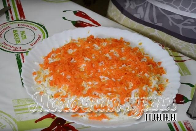 Слой морковки