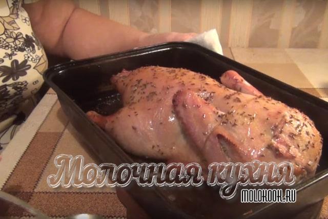 Поливание жиром