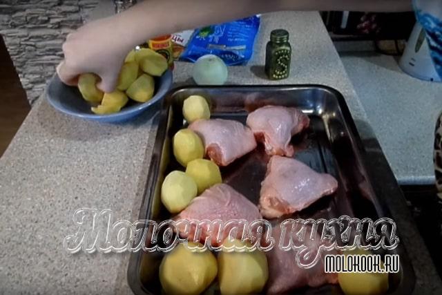 Выкладывание ингредиентов