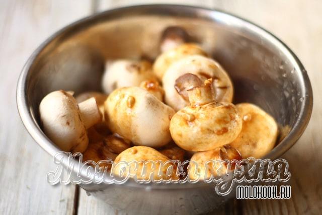Маринование шампиньонов