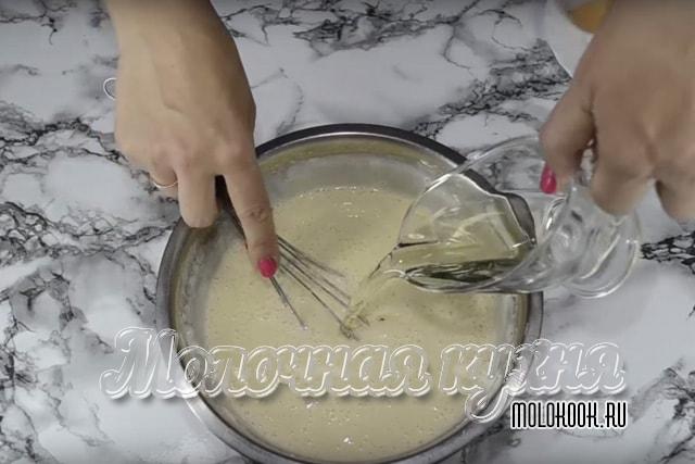 Добавление растительного масла
