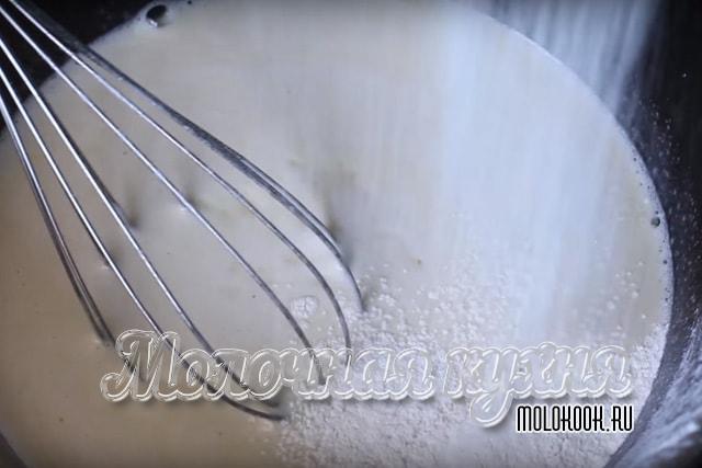 Добавление пшеничной муки