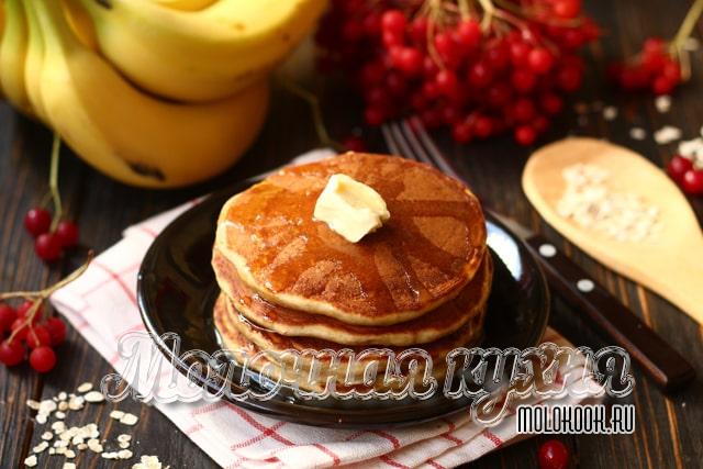 Рецепт с овсяными хлопьями или мукой