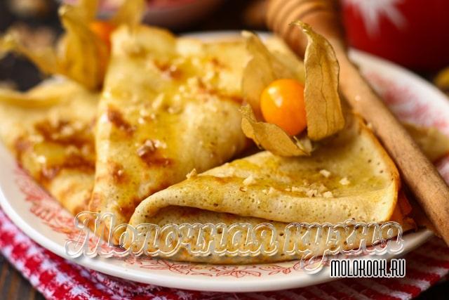 Блины на простокваше и кефире