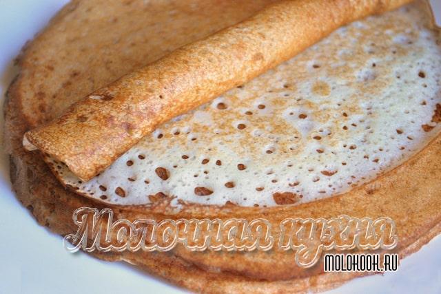 Кружевные блины из 0,5 л кефира