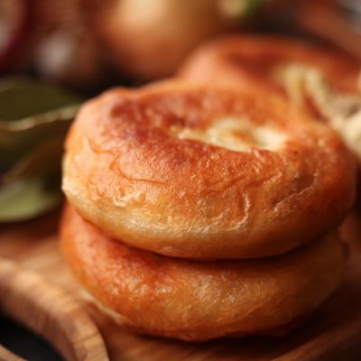 Пирожки с картошкой и печенкой, жаренные на сковороде