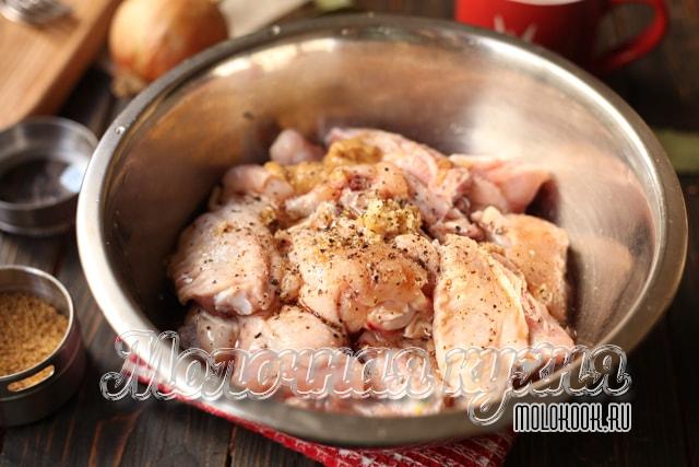 Маринование крылышек