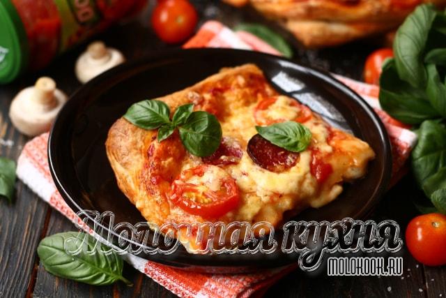 Двухэтажная пицца