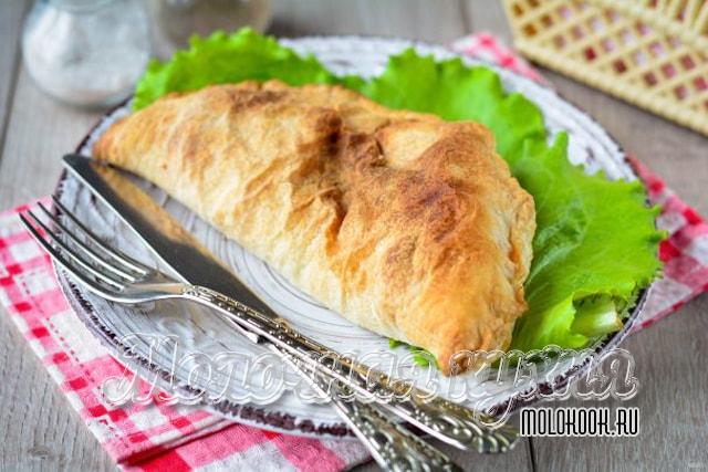 Рецепт закрытой пиццы с мясным фаршем