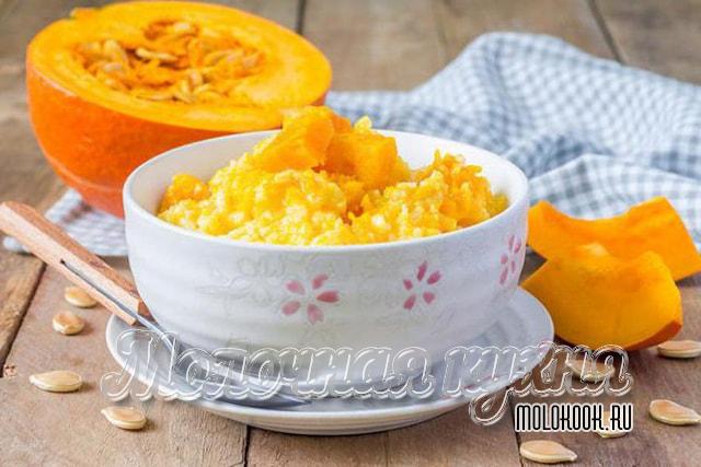 Тыквенная каша из овсянки