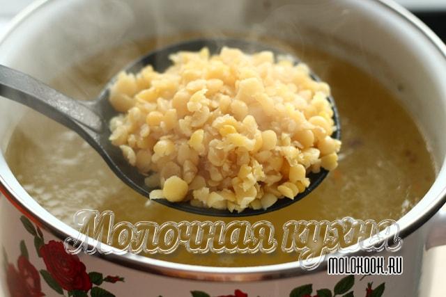 Добавление гороха