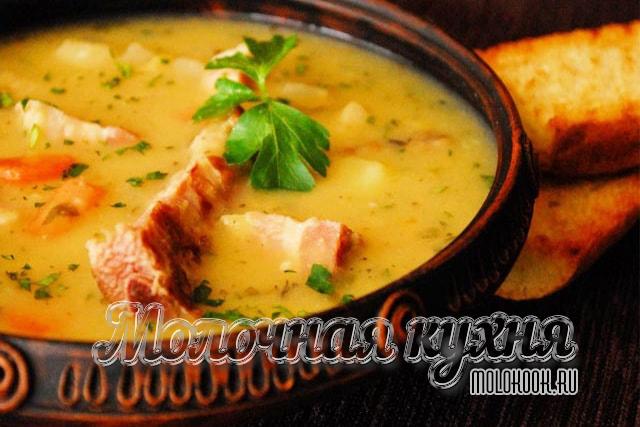 Гороховый суп в мультиварке