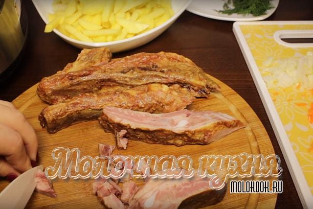 Нарезка мяса