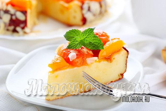 Запеканка из творога с мукой, без манной крупы