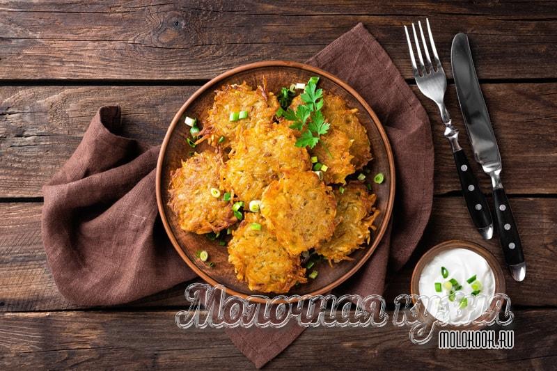 Драники из картошки - классический рецепт