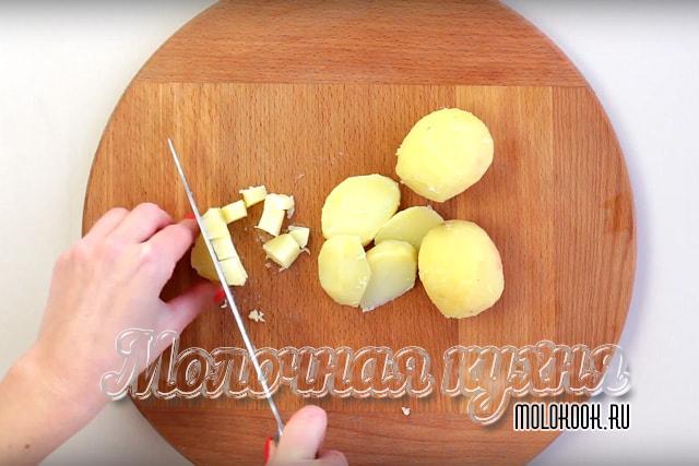 Измельчение картошки