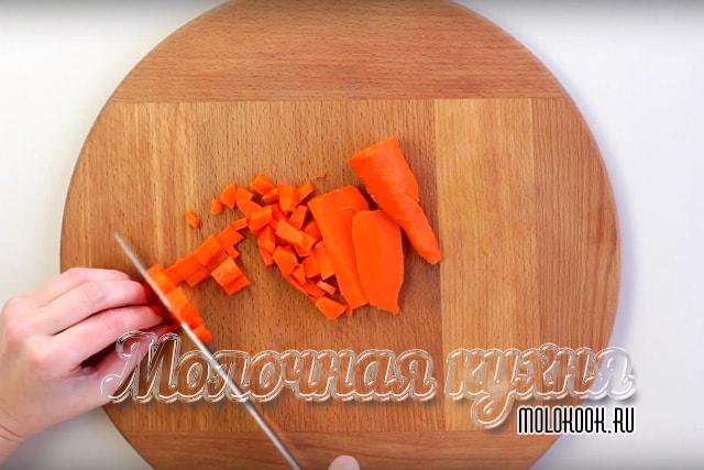 Измельчение моркови