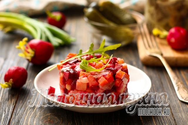 Рецепт с амаринованными грибами