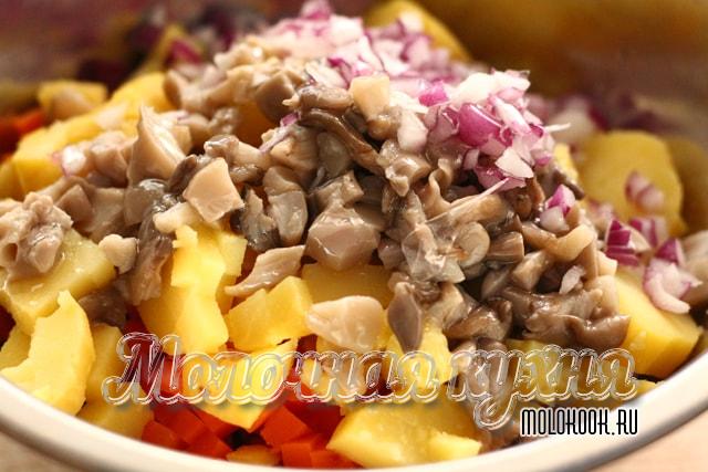 Все продукты сложены в миску